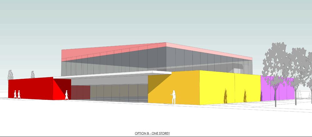Proposed community centre design - one storey